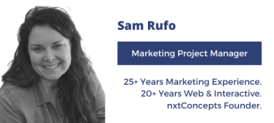 nxtConcepts - Our Team nxtConcepts team, travel marketing experts, tourism strategists, resort web developers, Samantha Rufo, Stew Jensen, destination marketing professionals, marketing agency staff, hospitality technology experts, outsourced marketing team