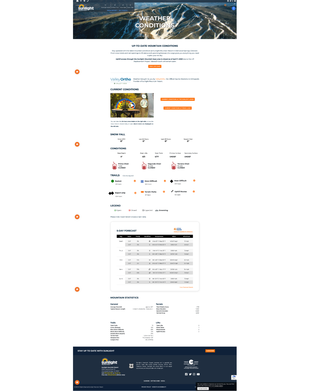 nxtConcepts Snow Reporting App snow report widget, ski resort trail report, real-time mountain conditions, lift status reporting, bike park trail status, mountain ops reporting software, nxtConcepts, SnoCountry integration, custom ski resort software, mountain conditions dashboard